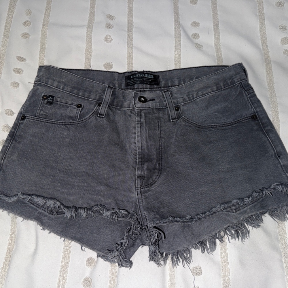 Big Star Black Denim Jean shorts